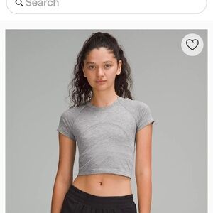 Swiftly Tech Cropped Short Sleeve 2.0 - Size 4